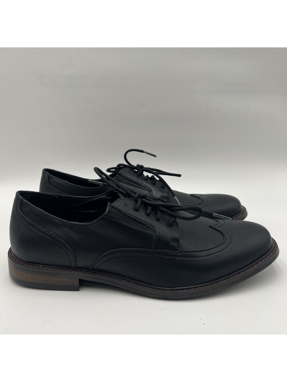 Men’s Mix No. 6 Pileggi Wingtip Oxford Shoes Black Size 10M